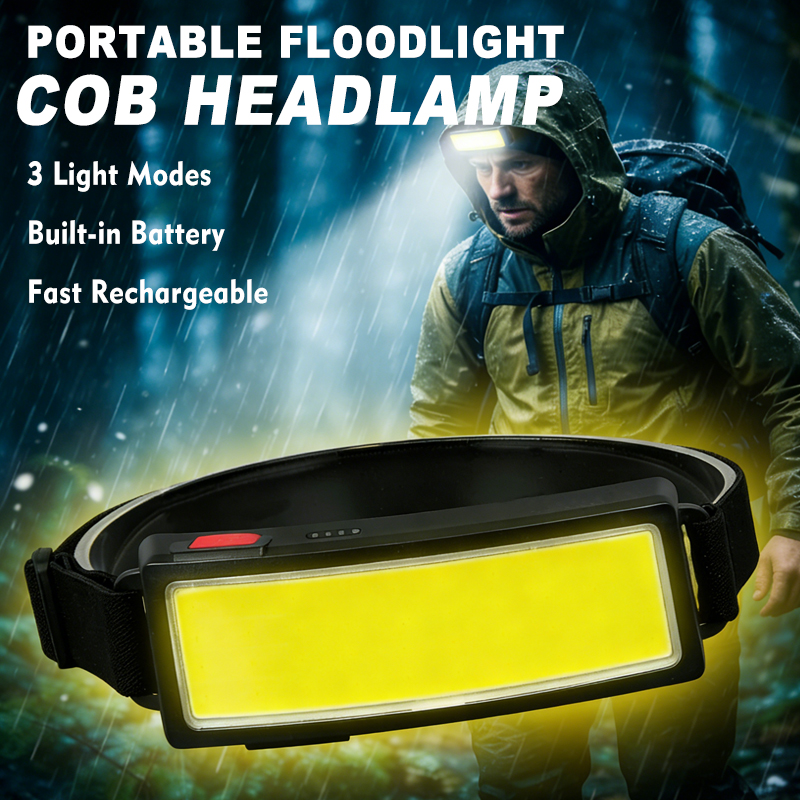 Led Headlight Bulbs - Krachtige COB LED-koplamp 4 verlichtingsmodi Snelle