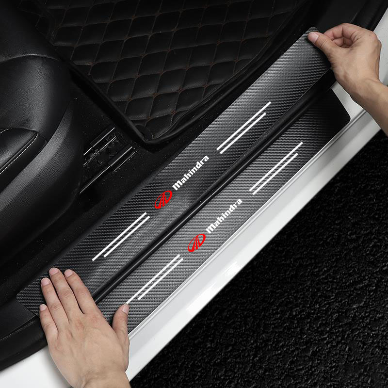 Car Accessories Xuv 300 - Carbon fiber kofferbakbumper beschermende sticker voor