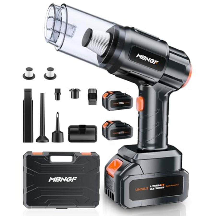 Car Vacuum Cleaner - Draagbare draadloze autostofzuiger met krachtige zuig-