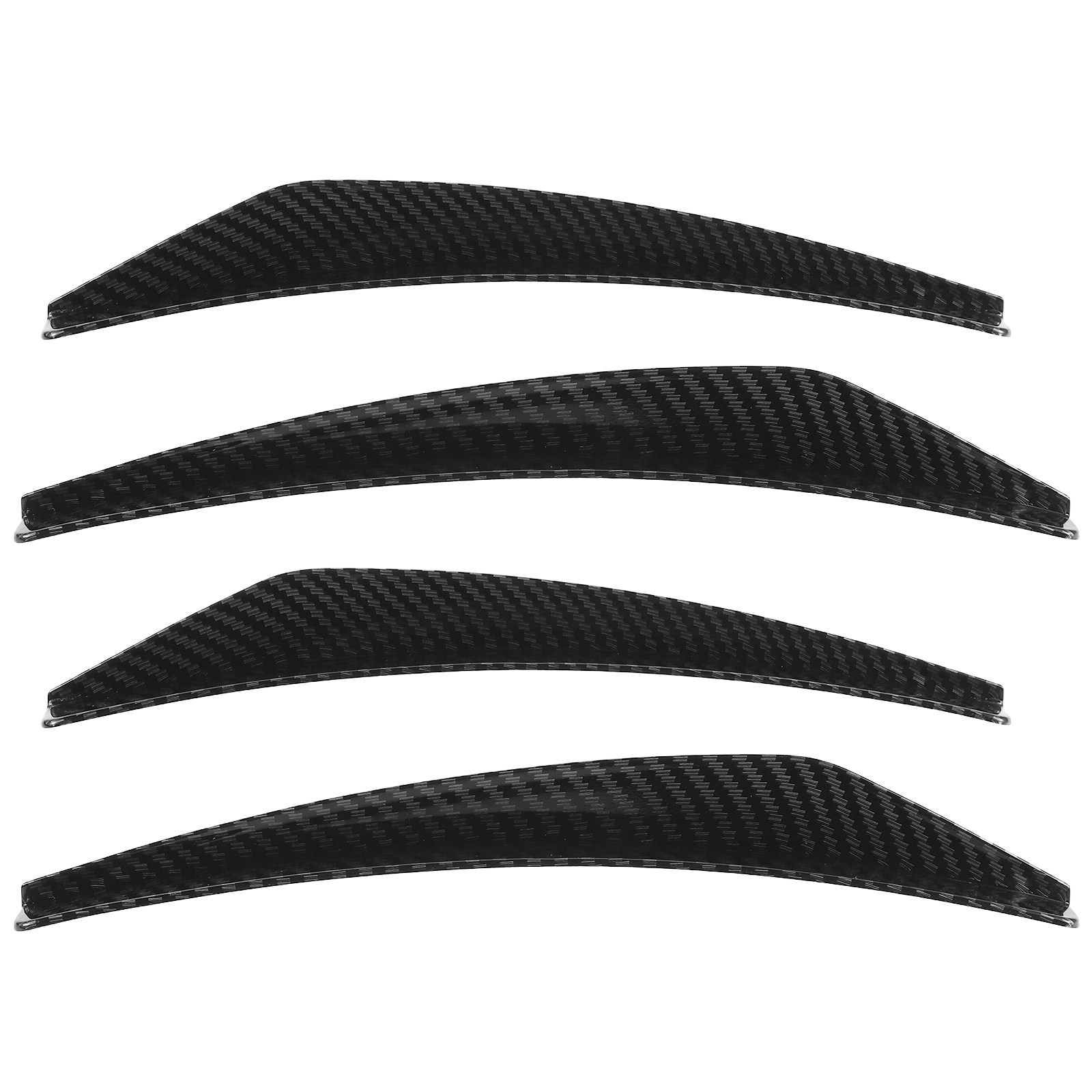 Bumper Guard Protector - 4 stuks universele carbon fiber wielkastbekleding