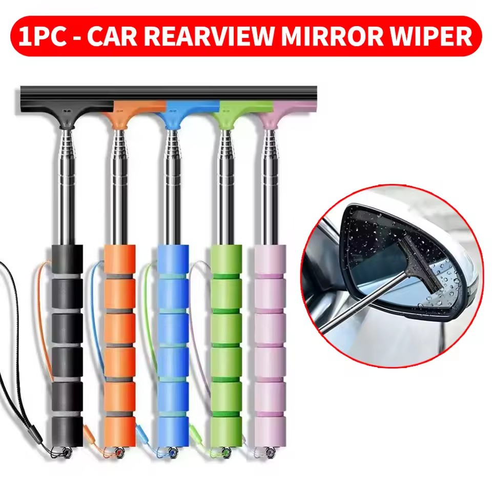 Car Accessories Parts - Achteruitkijkspiegel Ruitenwisser Intrekbare draagbare rubberen wisser
