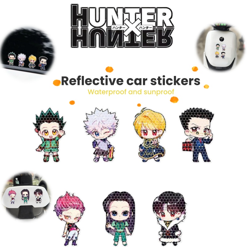 Car Accessories Parts - Anime Full-Time Hunter Sterke Reflecterende Waarschuwingssticker