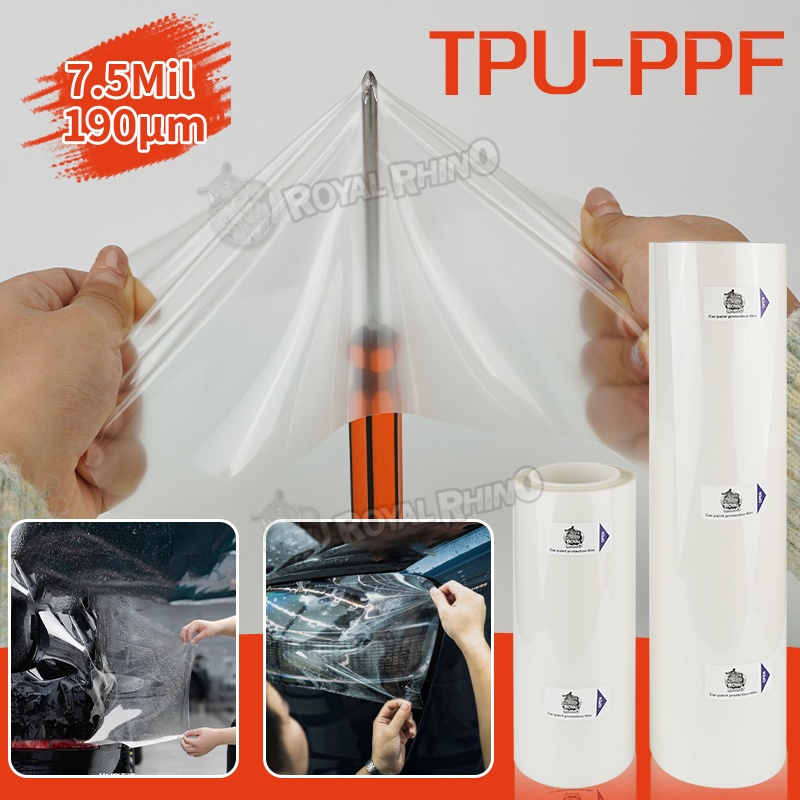 Bumper Guard Protector - Transparante TPU auto-carrosserie beschermfolie PPF 7.5Mil