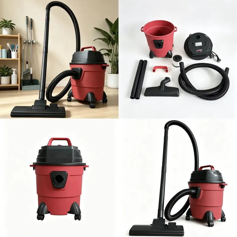 Car Vacuum Cleaner - 15L 1200W Wasmachine Reinigingsmachine Tapijtzuiger Droogblazer