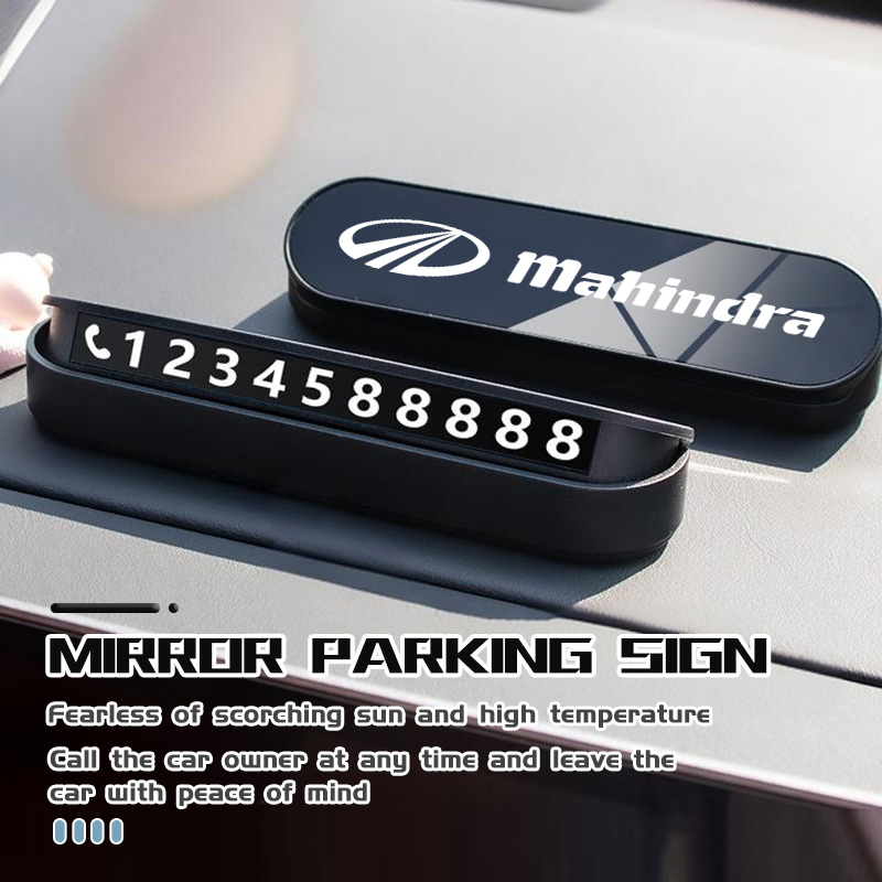 Car Accessories Xuv 300 - Auto Styling Tijdelijke Parkeerkaart Plaat Telefoonnummer