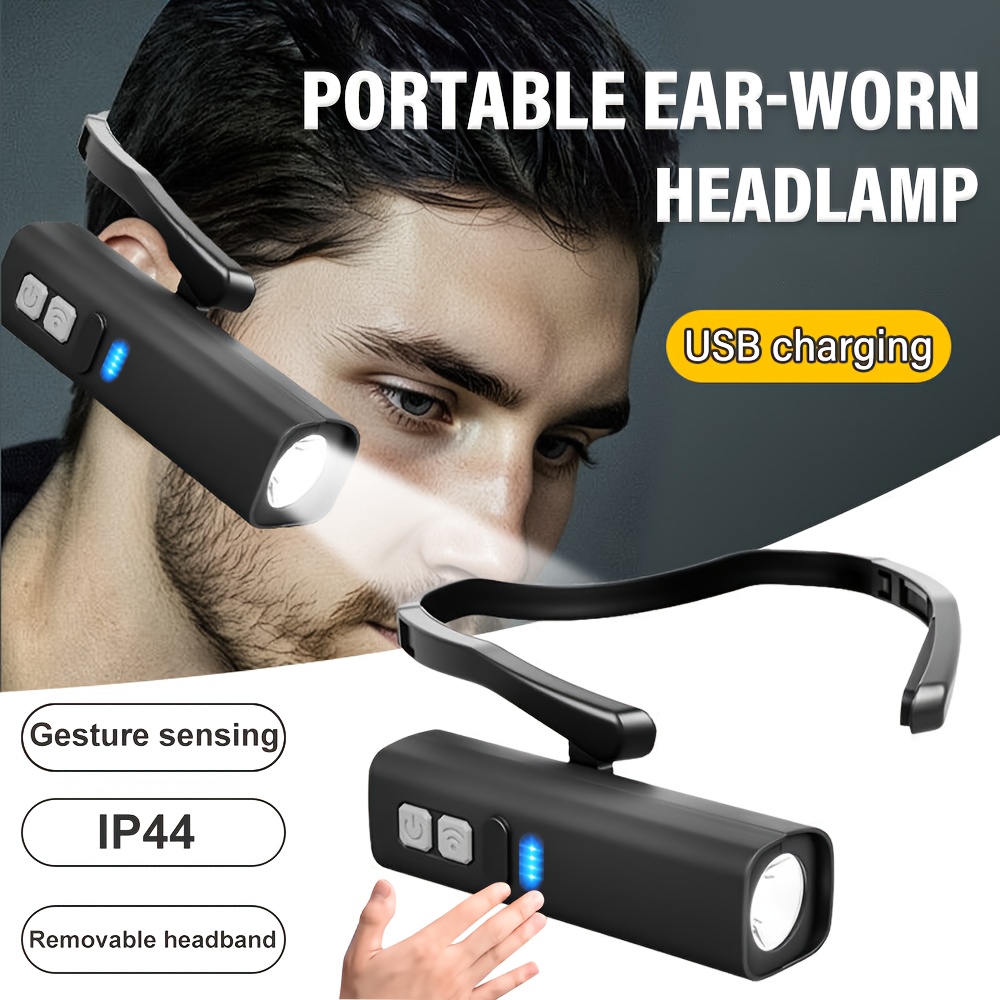 Led Headlight Bulbs - 2025-oorclip-koplamp – heldere LED-koplamp, oplaadbare waterdichte