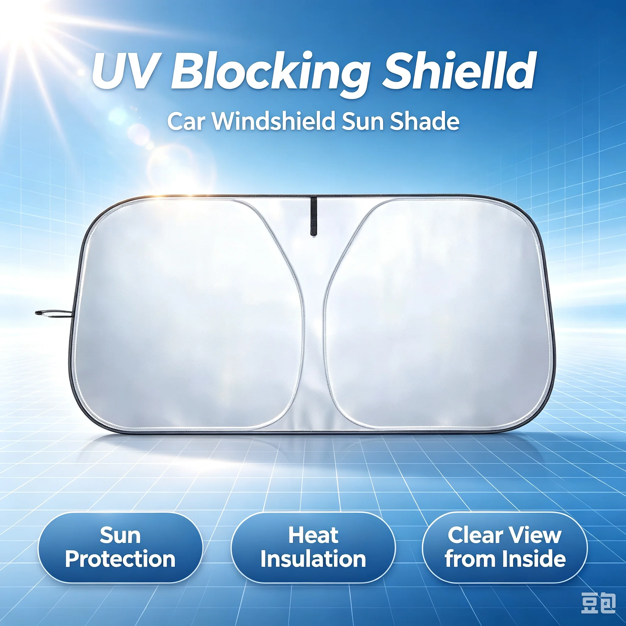 Car Accessories Parts - Autozonnescherm voorruit UV-bescherming zonwering windscherm afdekking