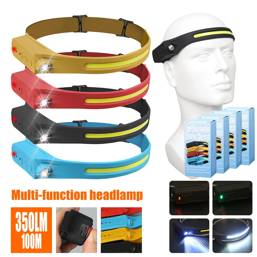 Oplaadbare koplamp 350 lumen b - Led Headlight Bulbs recensie en prijs