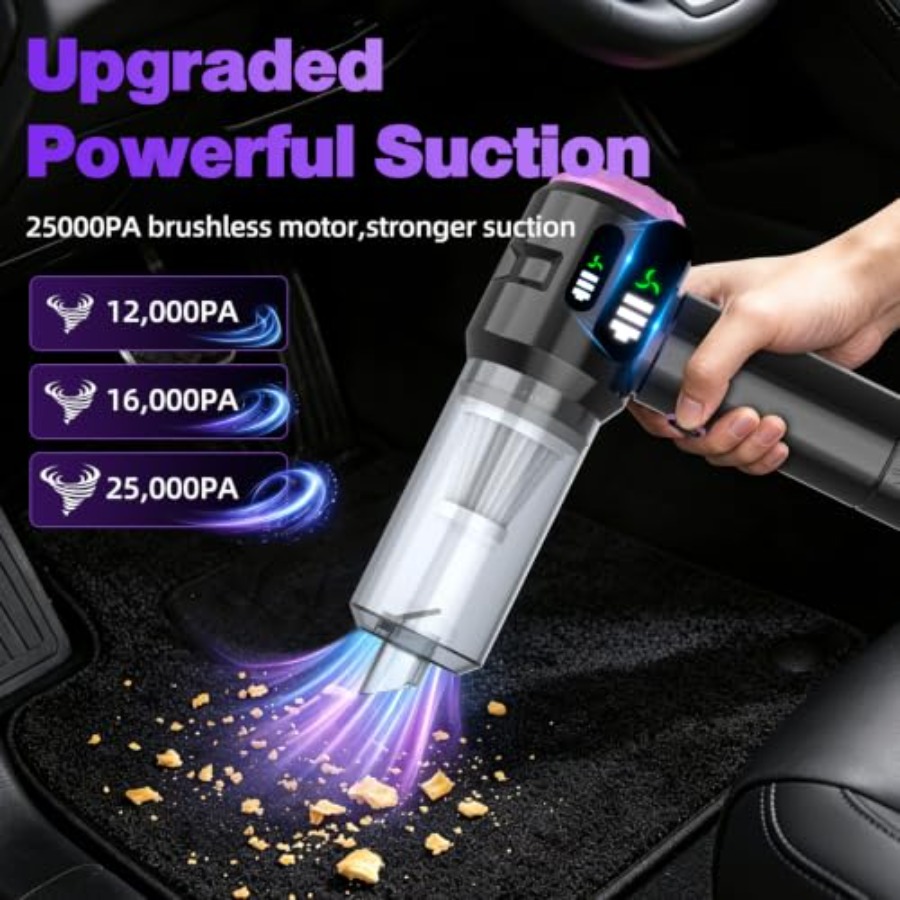 Handstofzuiger voor auto, huis - Car Vacuum Cleaner recensie en prijs