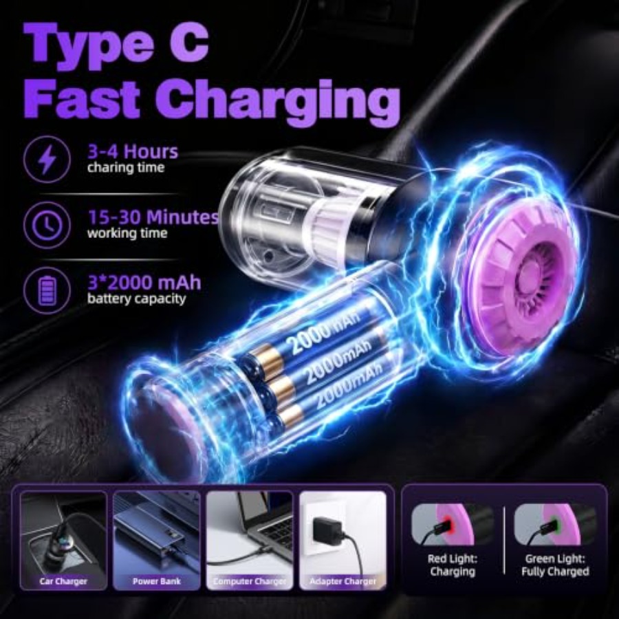 Handstofzuiger voor auto, huis - Car Vacuum Cleaner recensie en prijs