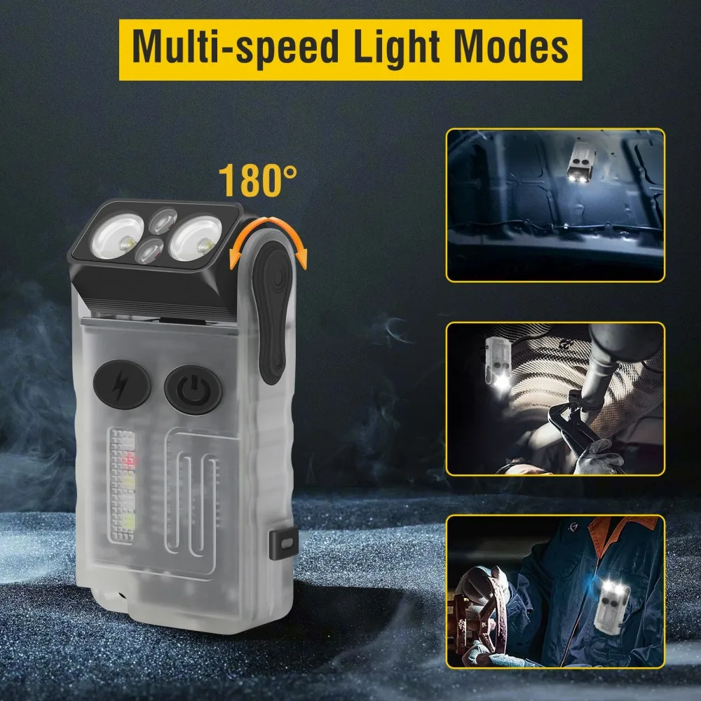 BORUiT V20 Zoemer EDC LED-sleu - Led Headlight Bulbs recensie en prijs
