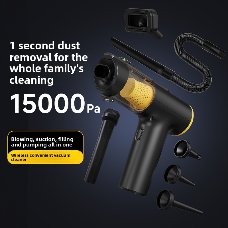 4-in-1 groen licht autostofzui - Car Vacuum Cleaner recensie en prijs