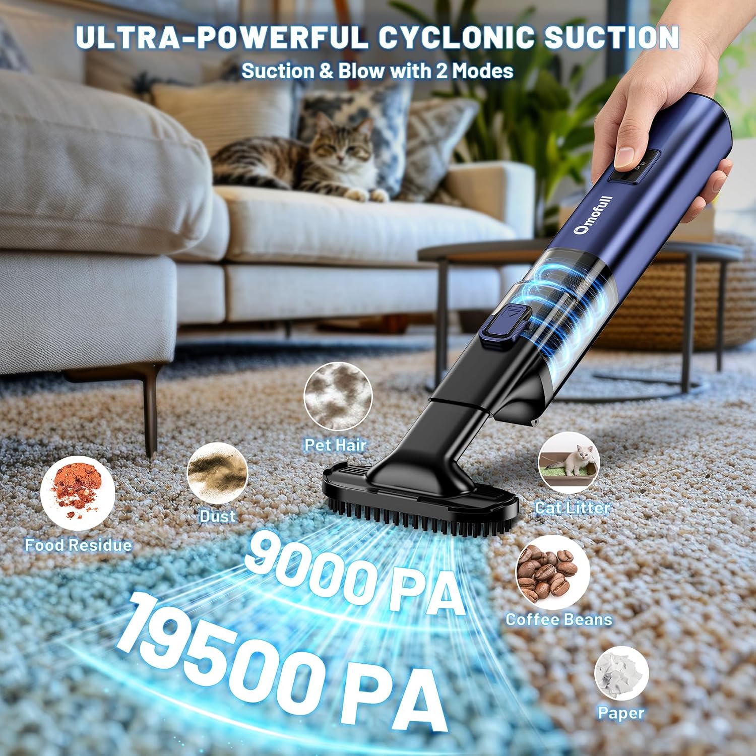 19500Pa 4-in-1 draadloze stofz - Car Vacuum Cleaner recensie en prijs